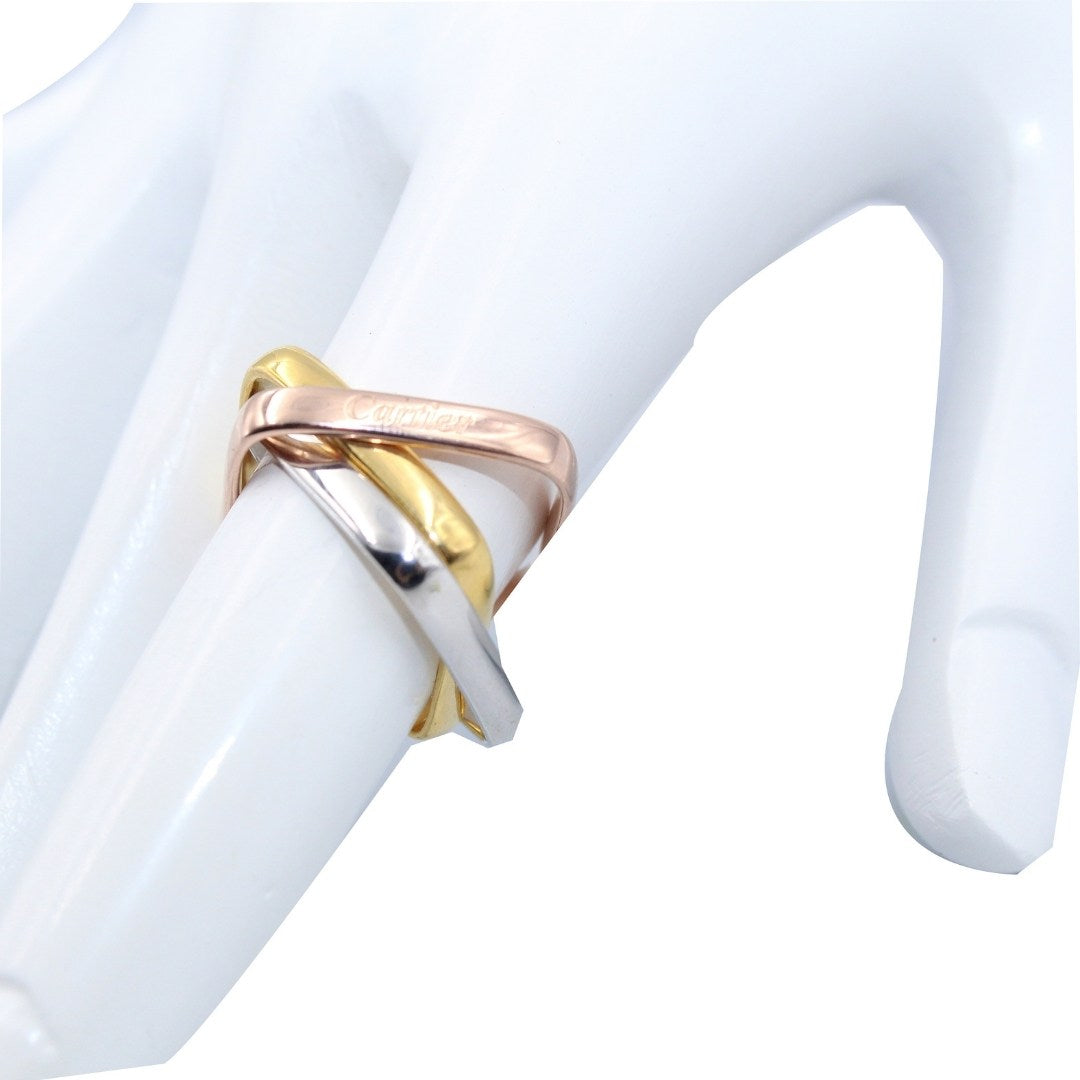 Geometric Square Rings Set | Gold Silver Rose Gold Stackable Rings | Minimalist Unisex Ring | Modern Couple Ring | Stylish Fashion Jewelry Gift (Size : US-8)