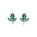 Leaf Stud Earrings, Dainty Plant Earrings